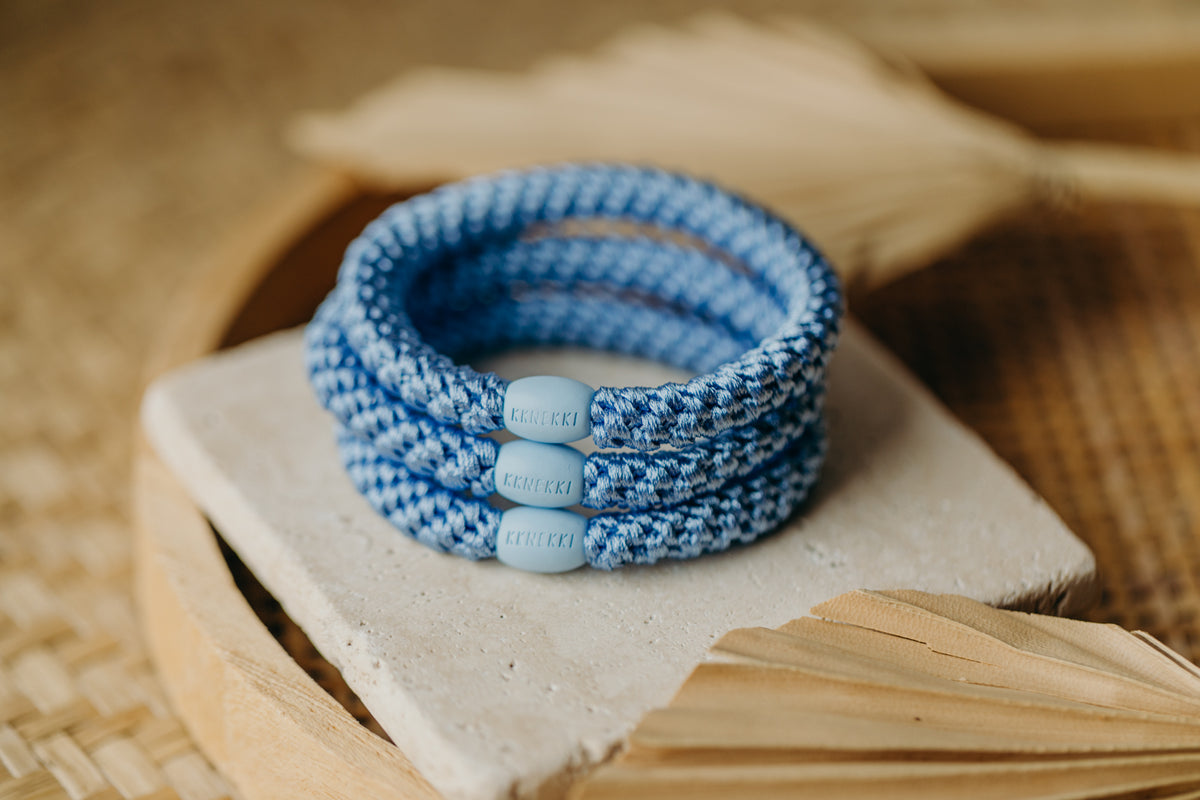 KKNEKKI Haargummi Sky Blue