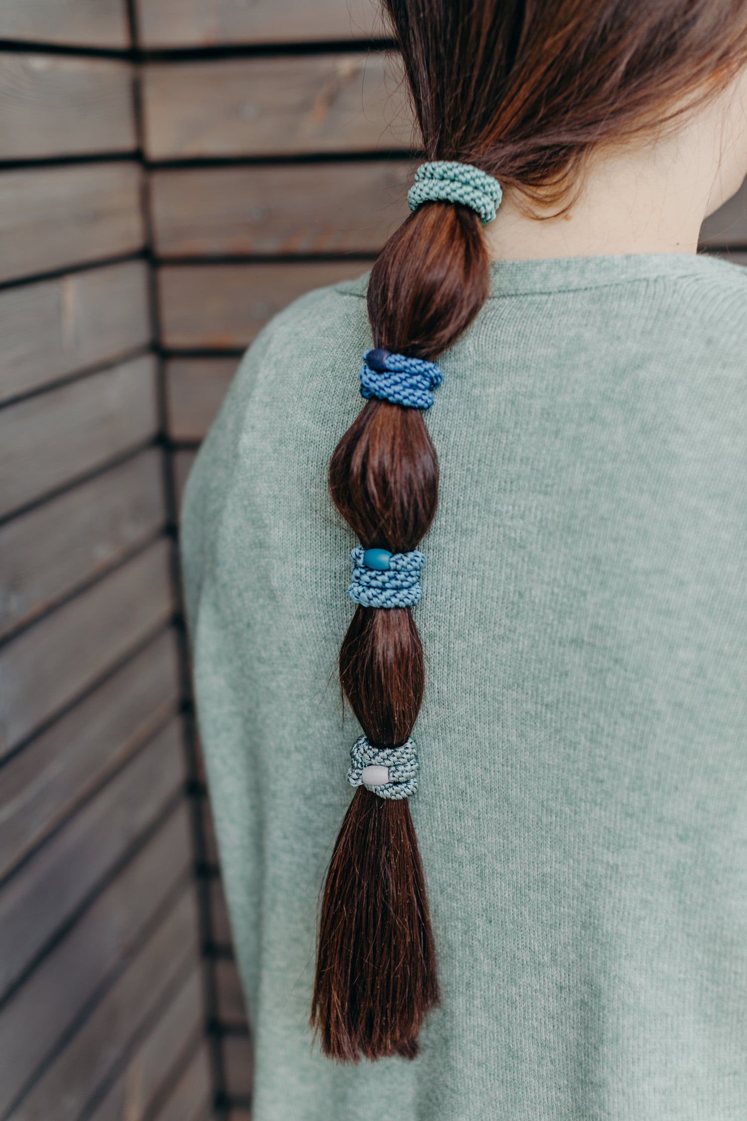 KKNEKKI Hair Tie Faded Green