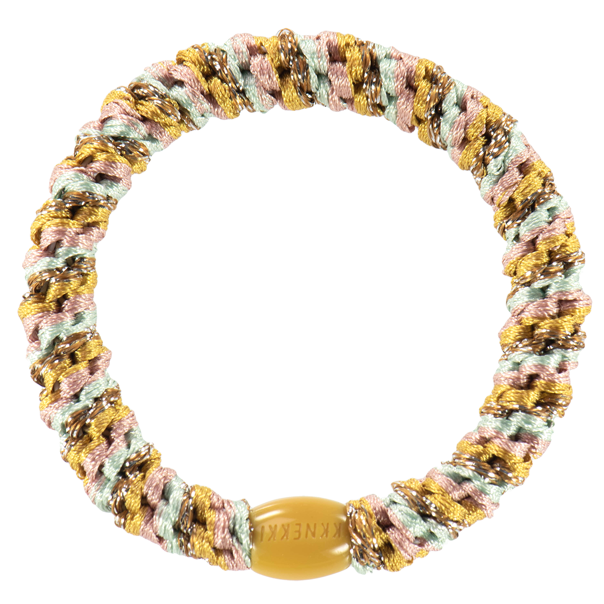 KKNEKKI Haargummi Mustard Pink Mix