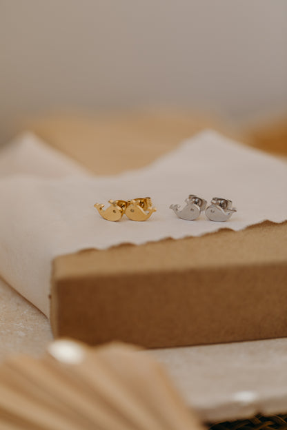 dotted circle earrings