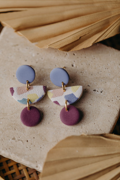 MAILIN - bunte Ohrringe aus Polymer Ton