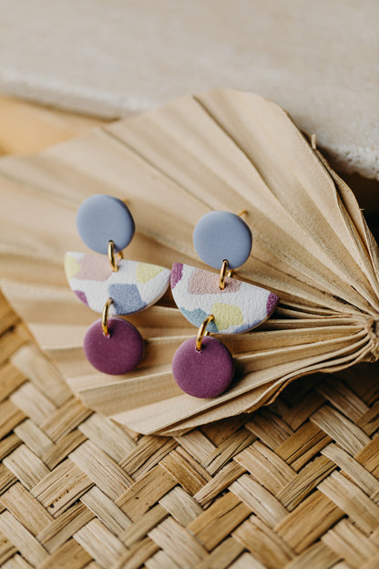 MAILIN - bunte Ohrringe aus Polymer Ton