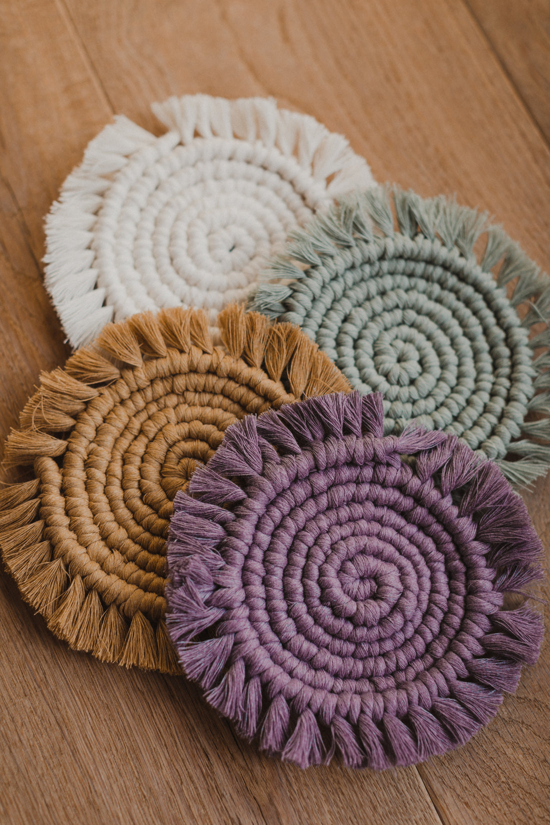 D - Macrame coaster