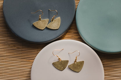 brass earrings drops