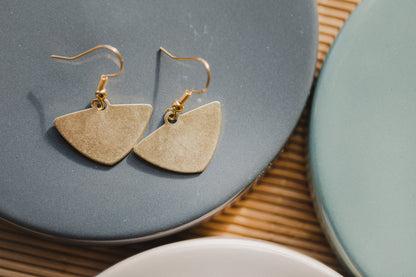 brass earrings drops