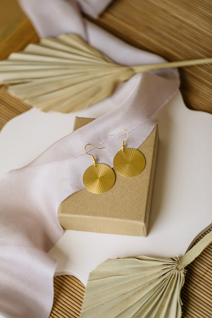brass earrings drops
