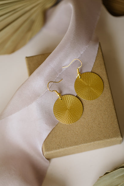 brass earrings drops