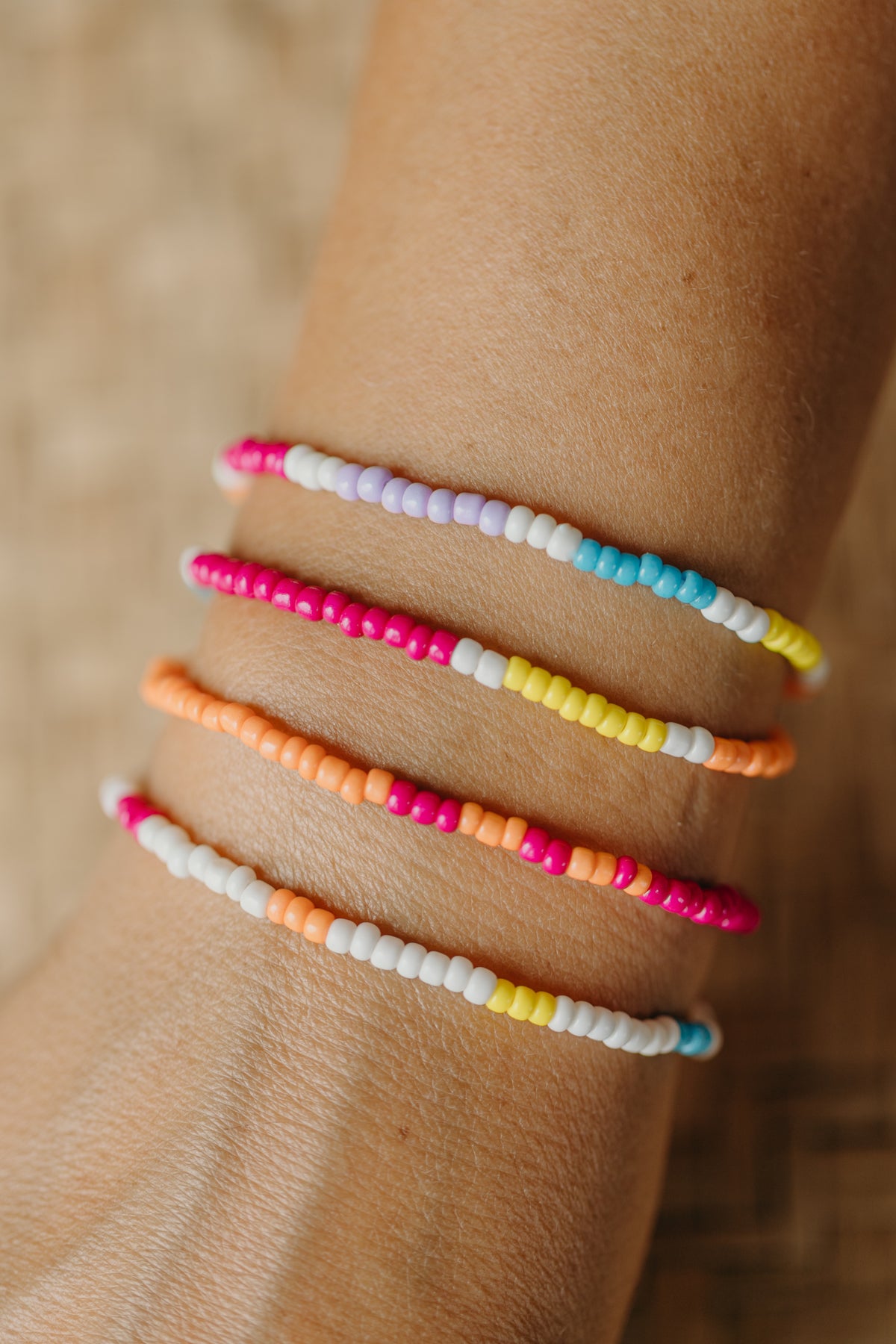 KAPSTADT - buntes Glasperlenarmband 002