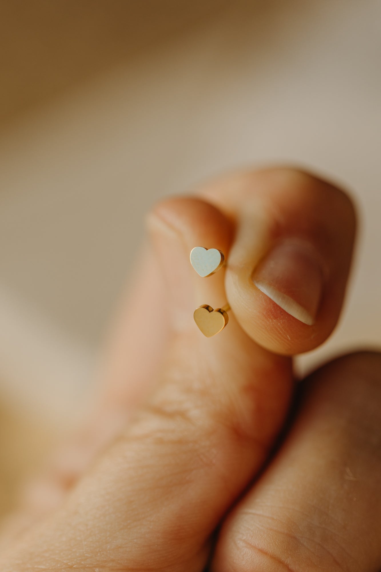 Ohrstecker Mini Herz (4 mm)