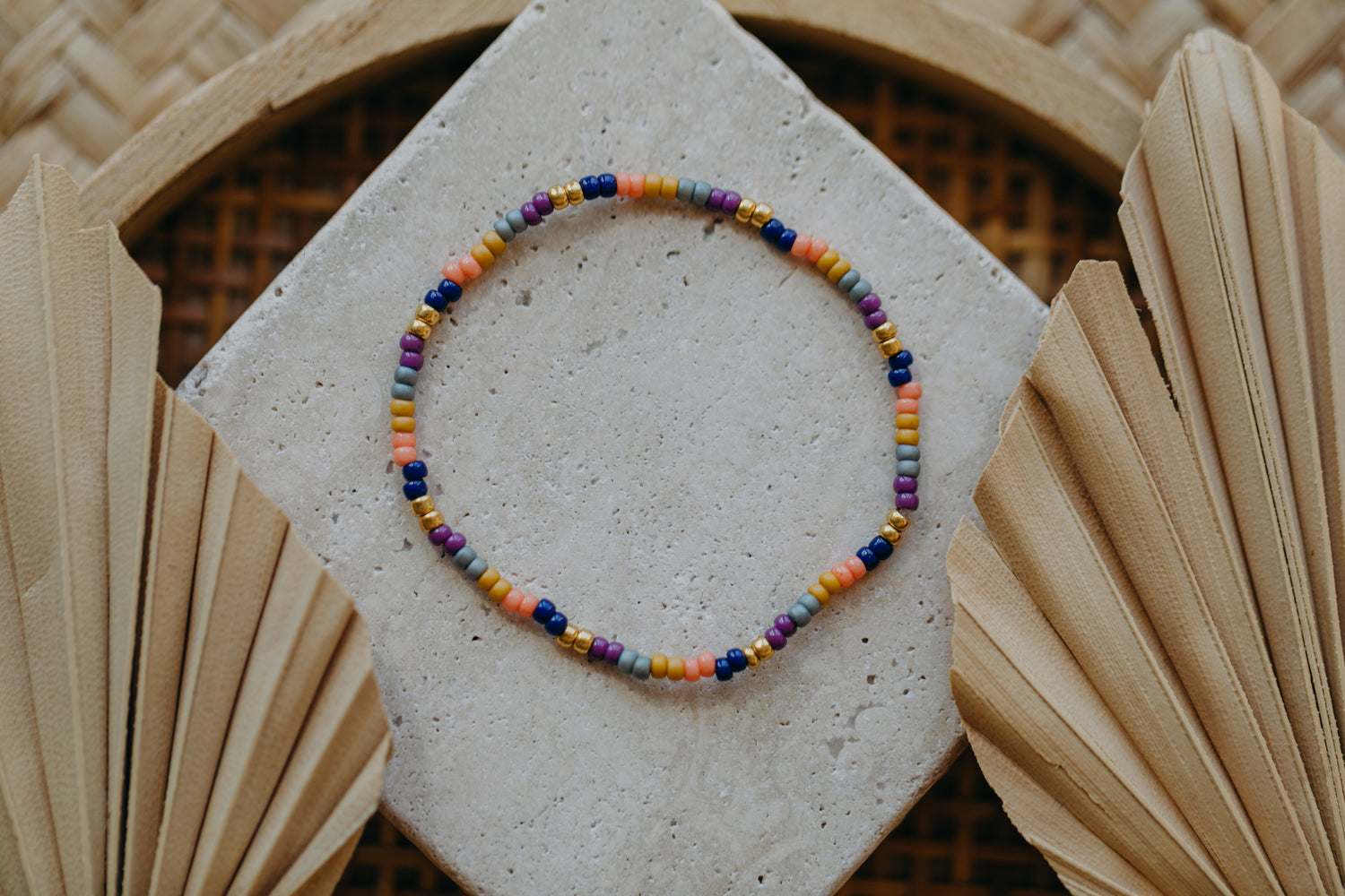 BARCELONA - buntes Glasperlenarmband 004