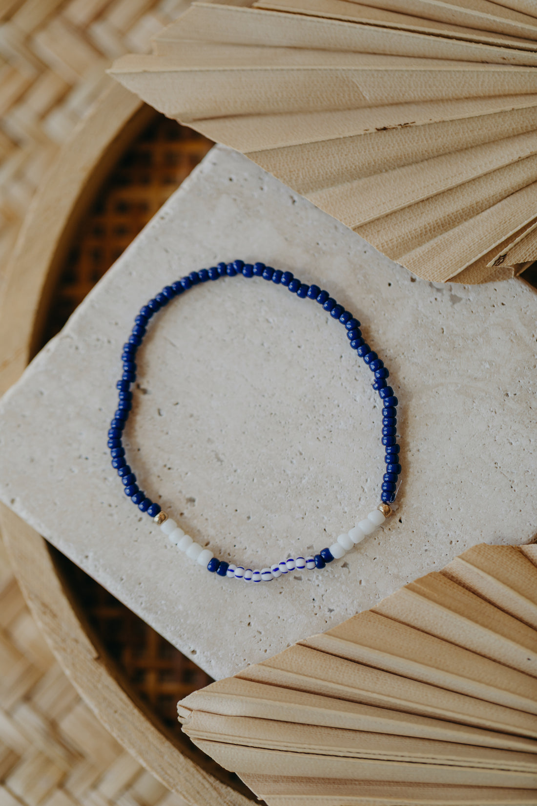 KORFU - buntes Glasperlenarmband 004