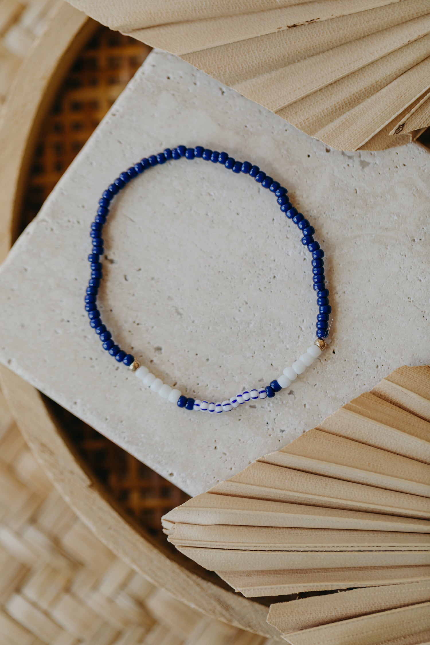 KORFU - buntes Glasperlenarmband 004