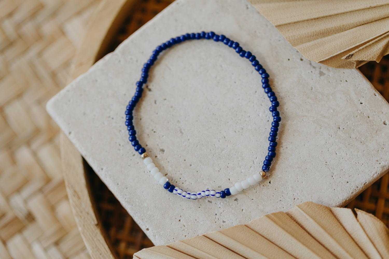 KORFU - buntes Glasperlenarmband 004