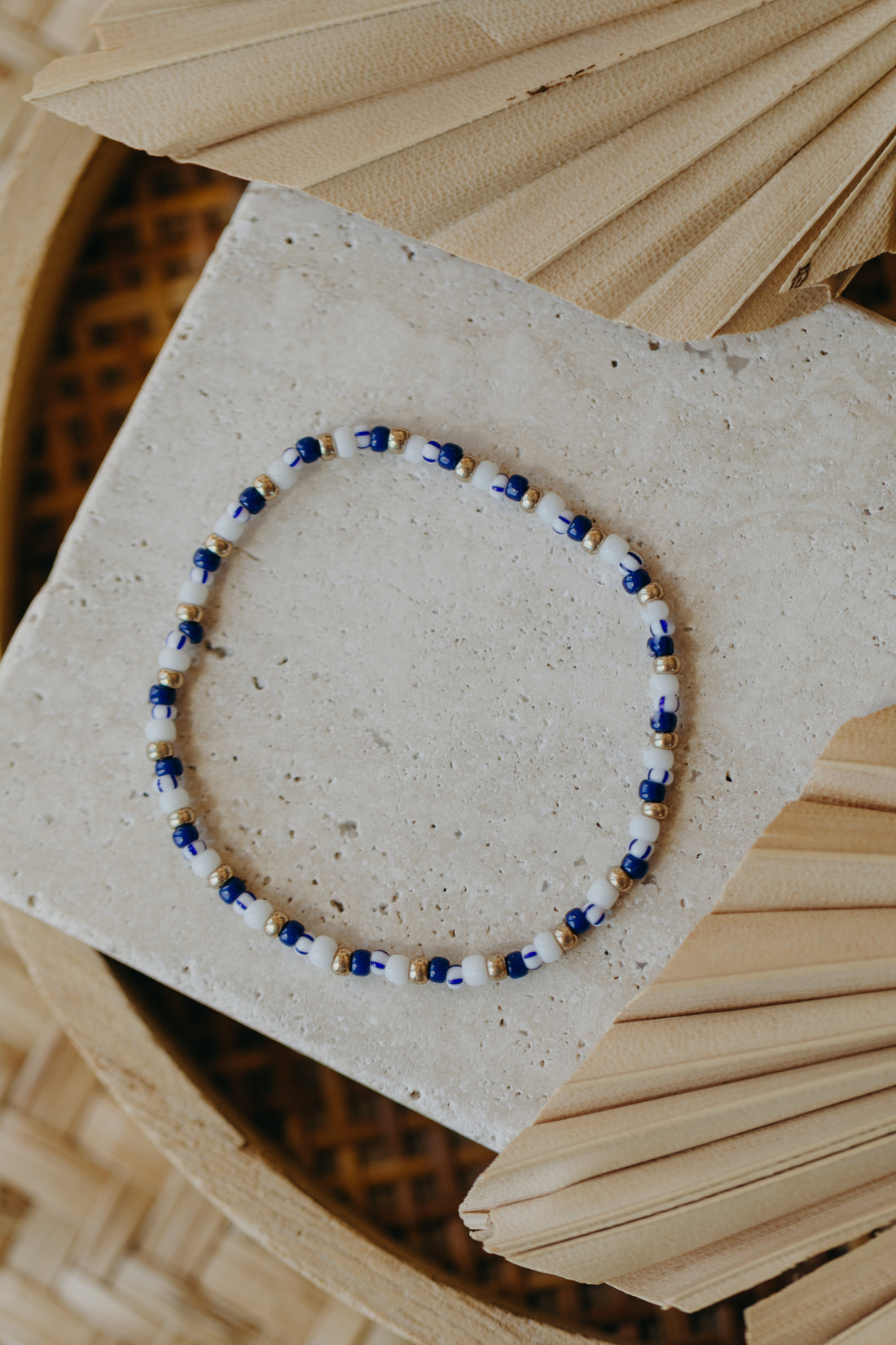 KORFU - buntes Glasperlenarmband 001