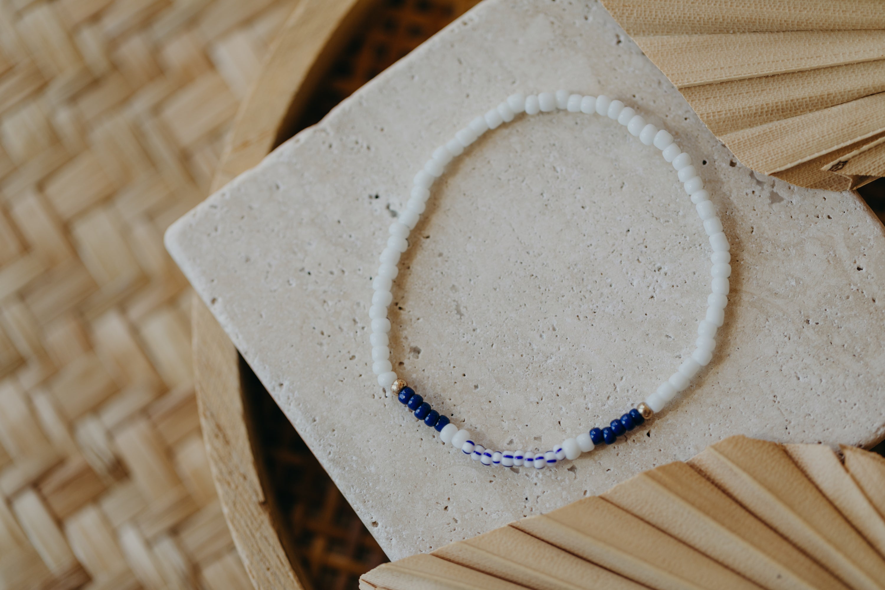 KORFU - buntes Glasperlenarmband 002