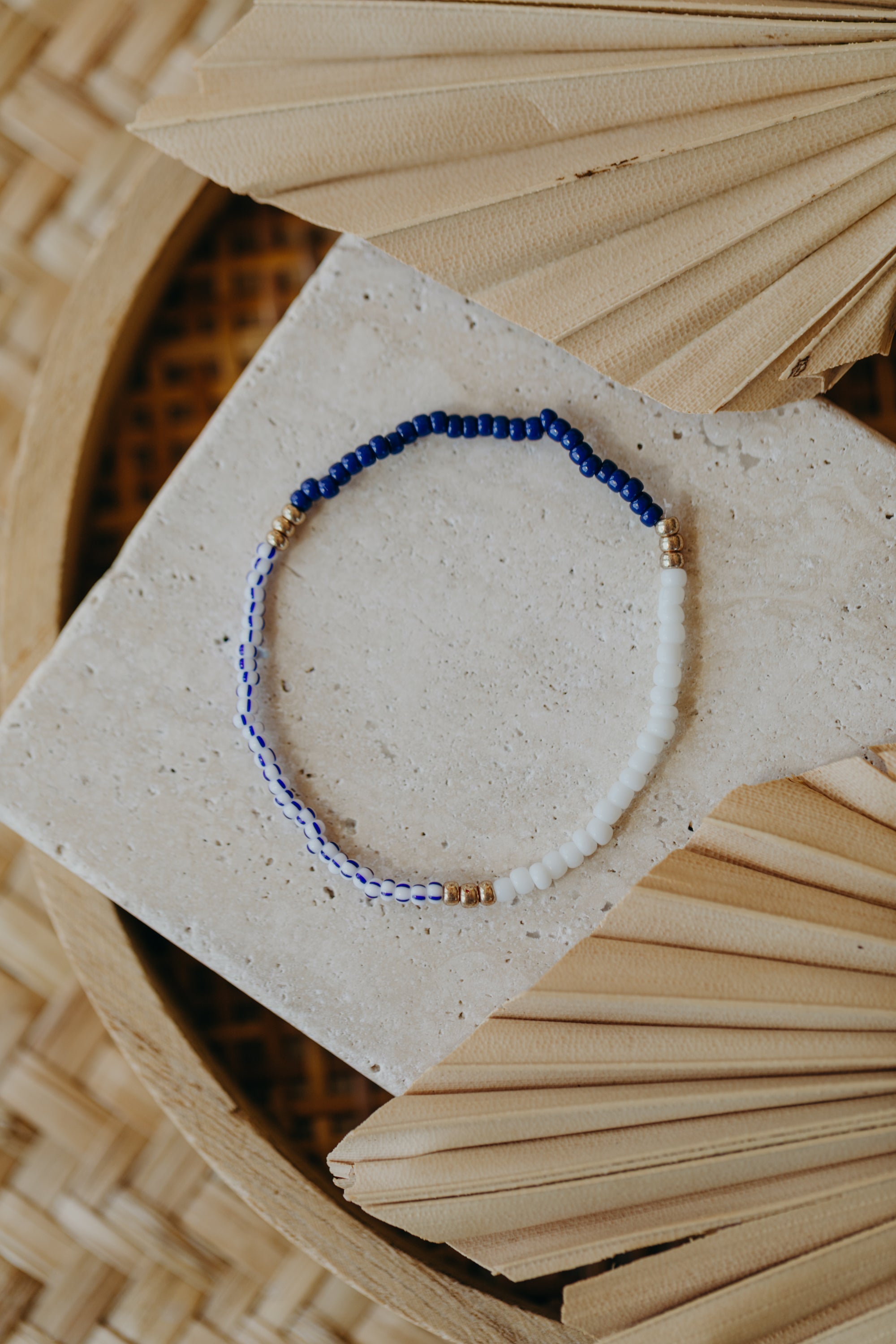 KORFU - buntes Glasperlenarmband 003
