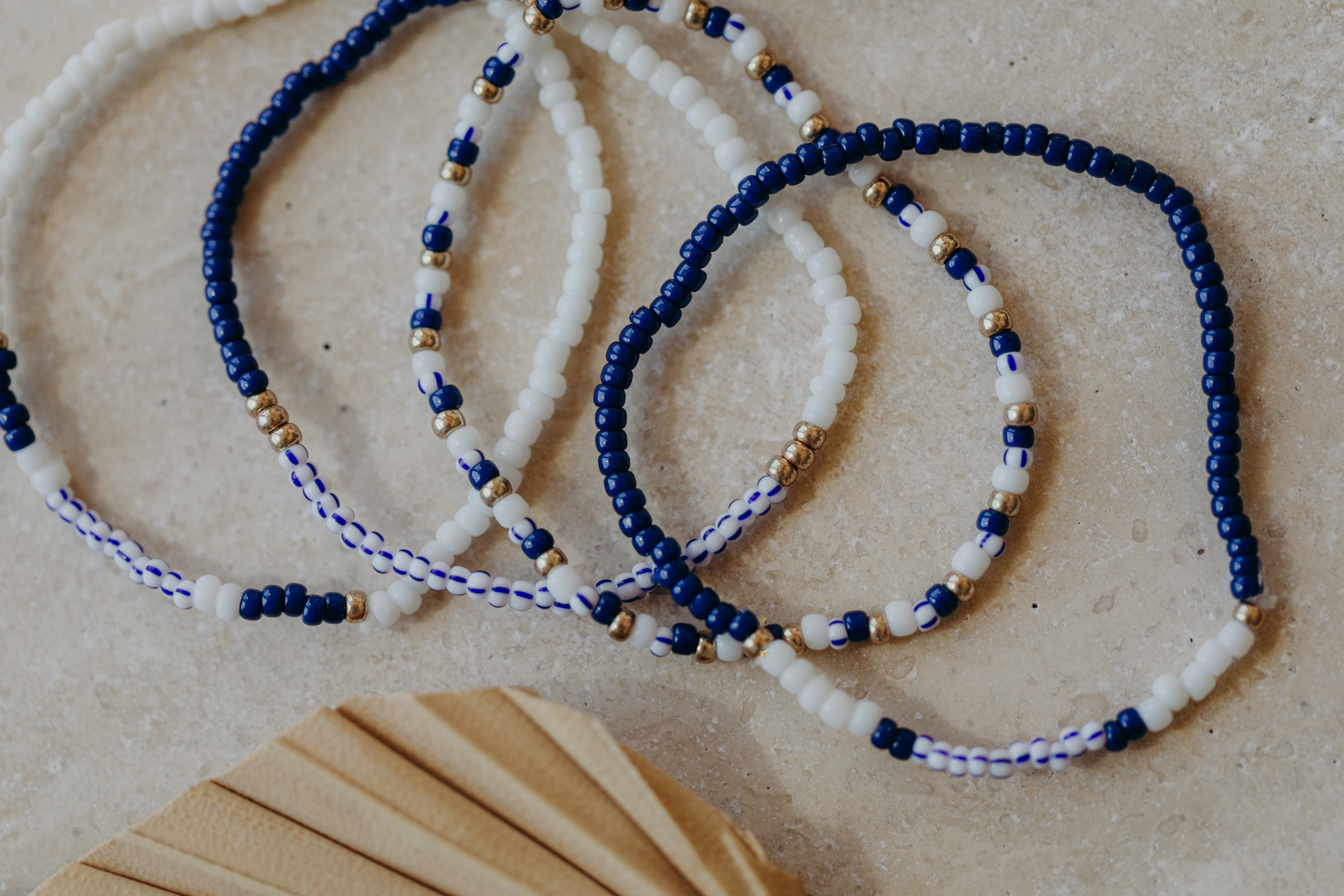 KORFU - buntes Glasperlenarmband 001