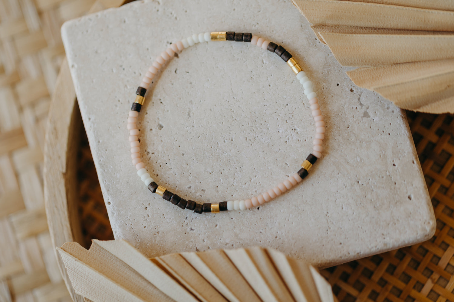 KRETA - buntes Glasperlenarmband 001