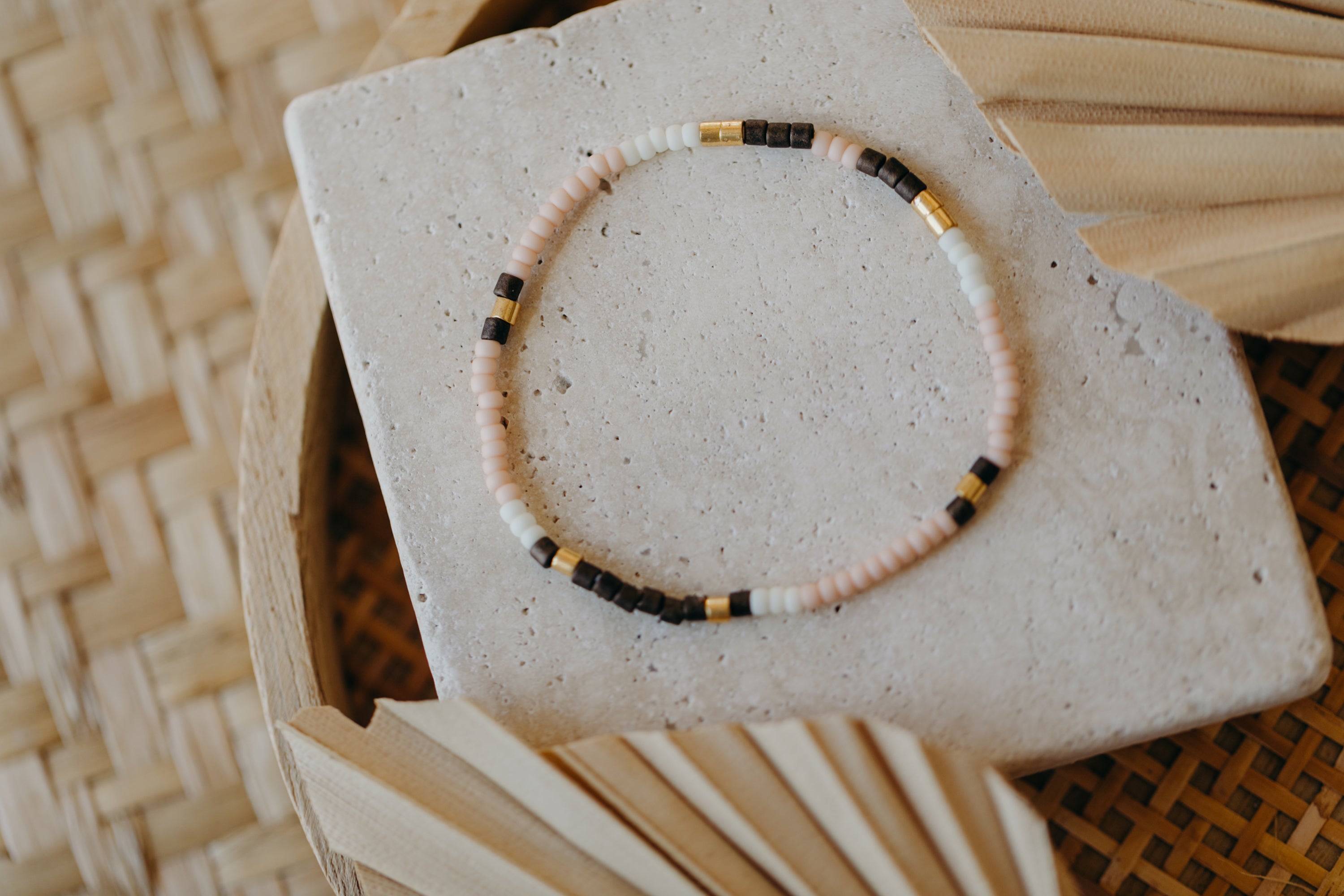 KRETA - buntes Glasperlenarmband 001