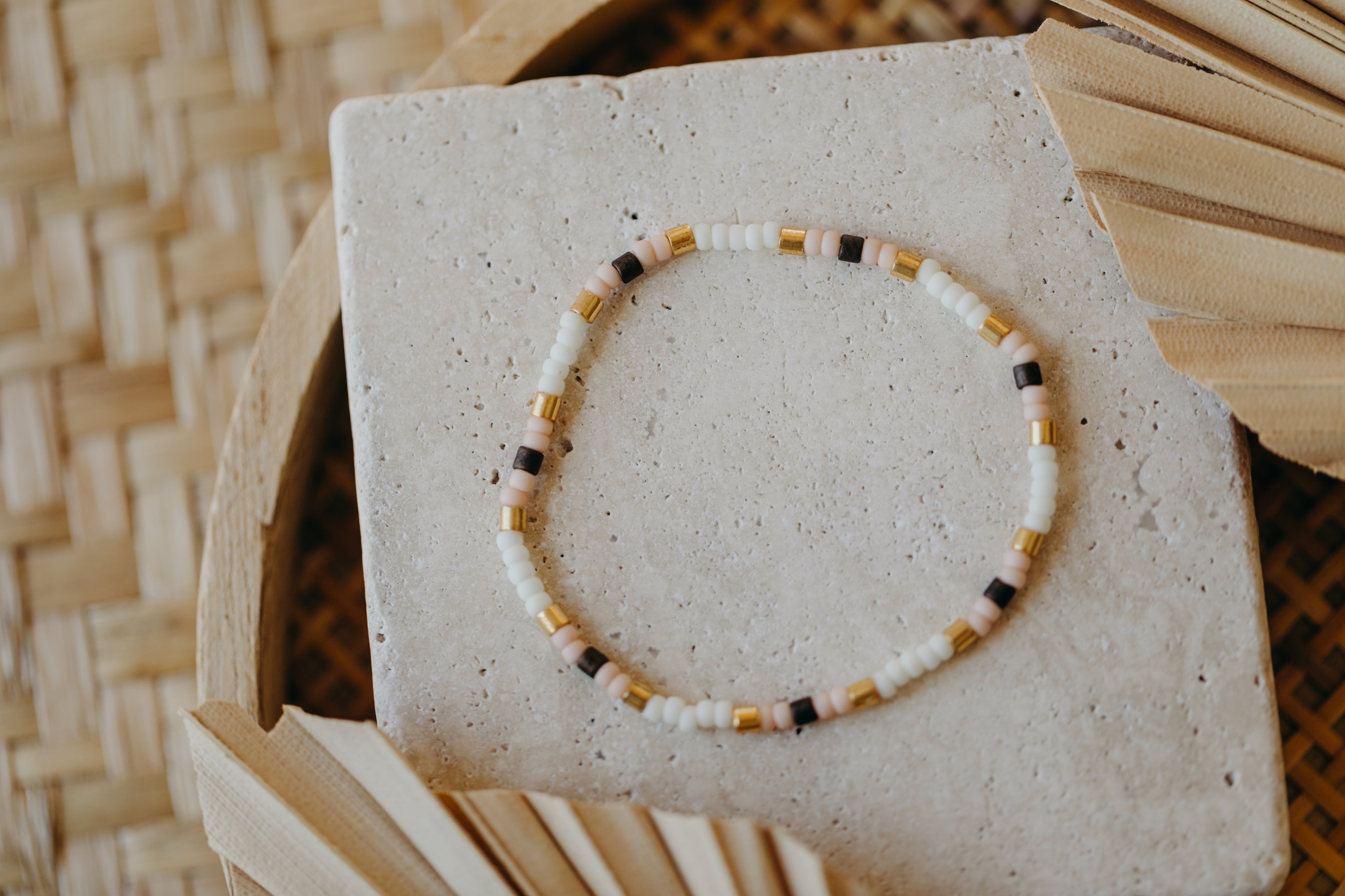 KRETA - buntes Glasperlenarmband 002