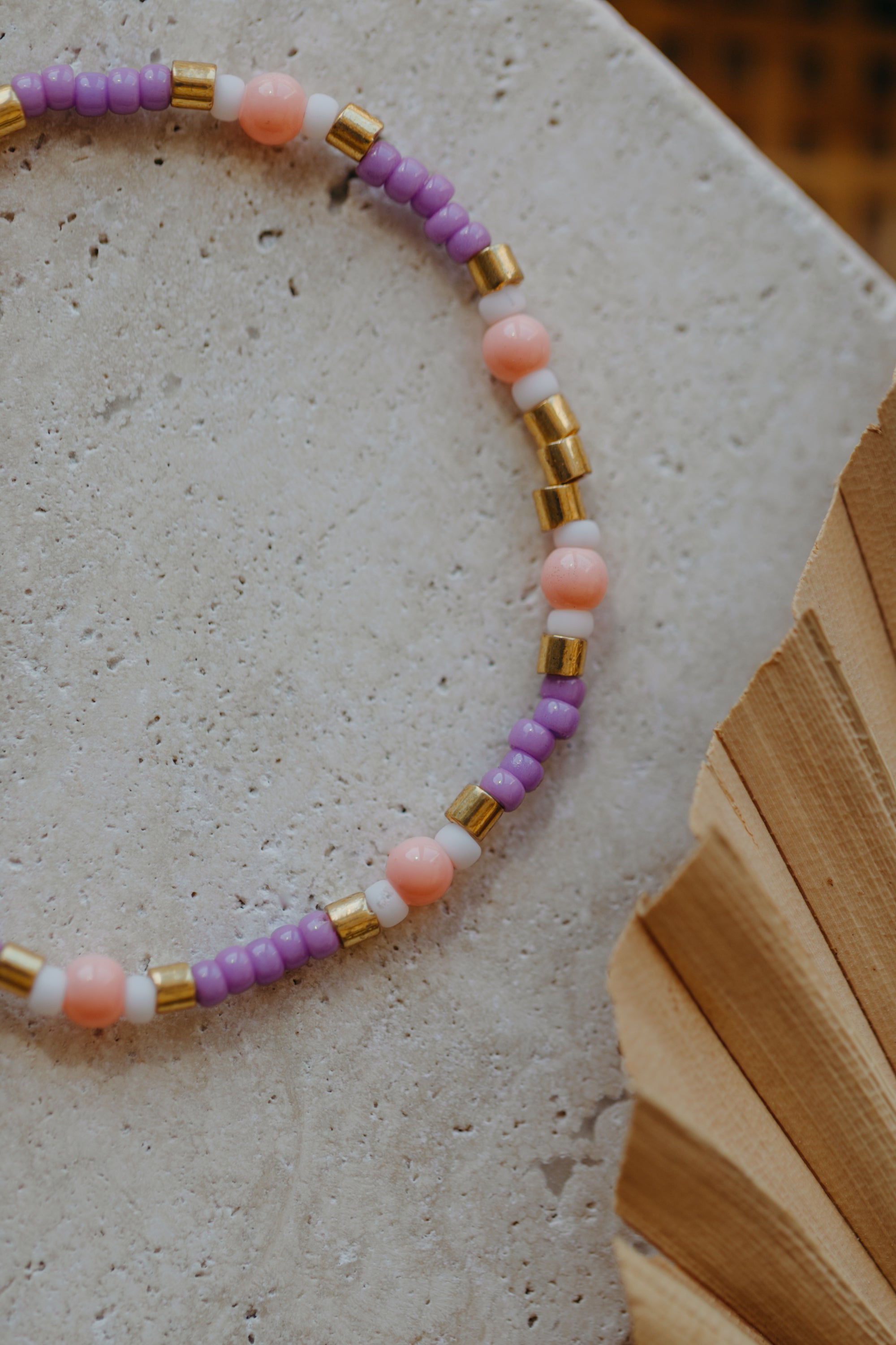 SAINT TROPEZ - buntes Glasperlenarmband 001