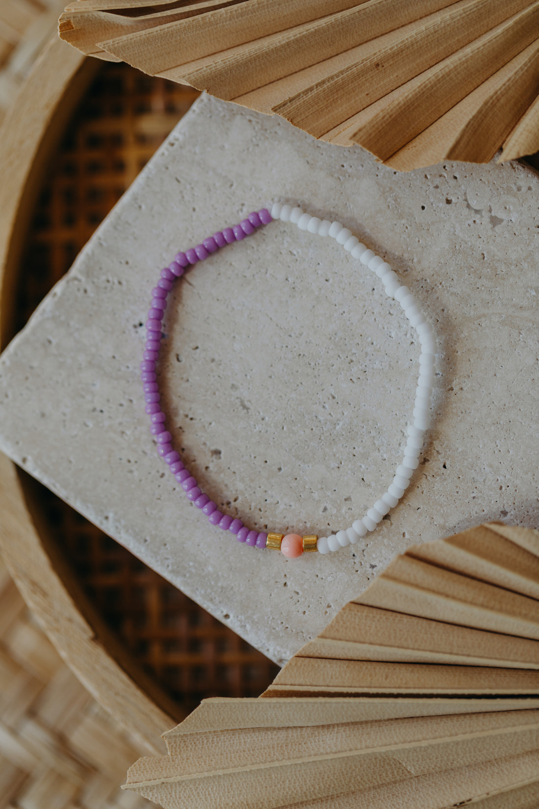 SAINT TROPEZ - buntes Glasperlenarmband 004
