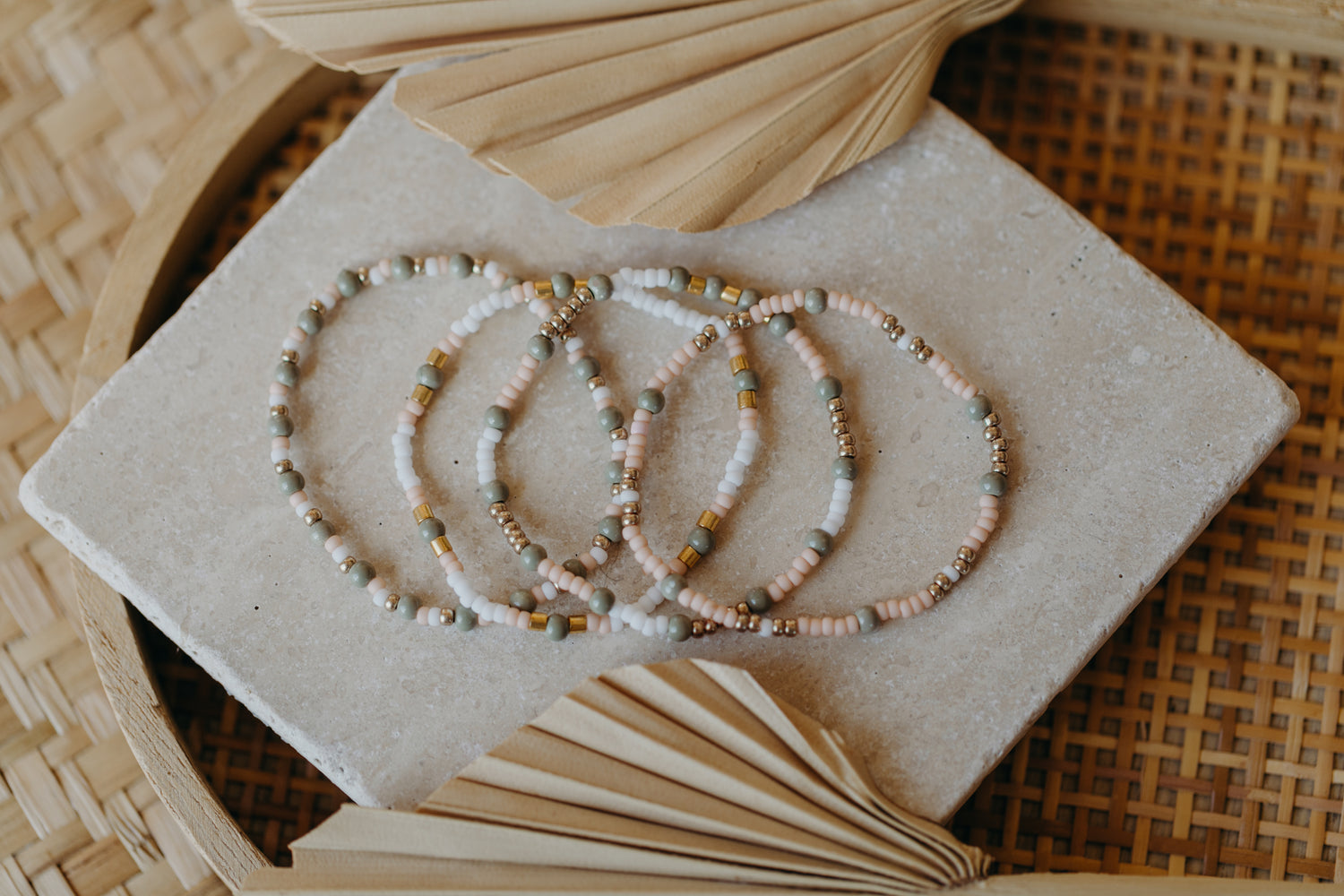 TARIFA - buntes Glasperlenarmband 001