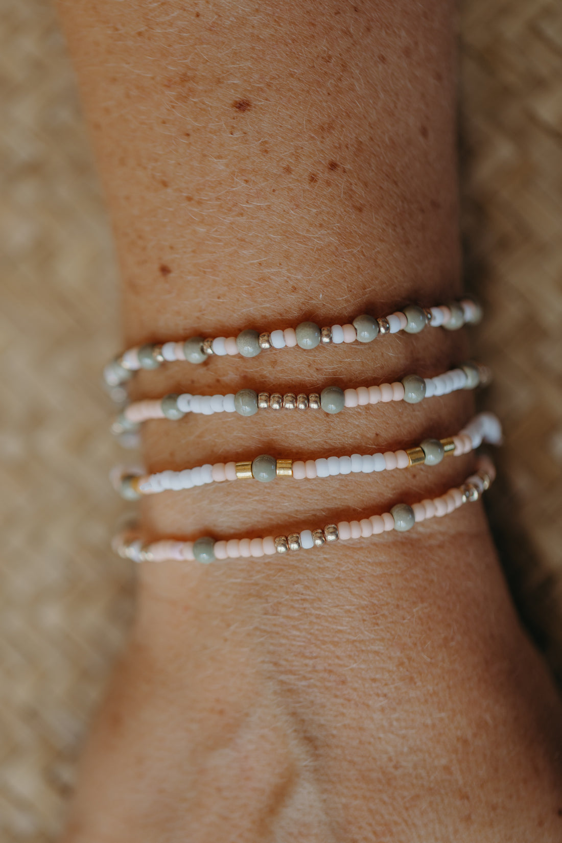 TARIFA - buntes Glasperlenarmband 004