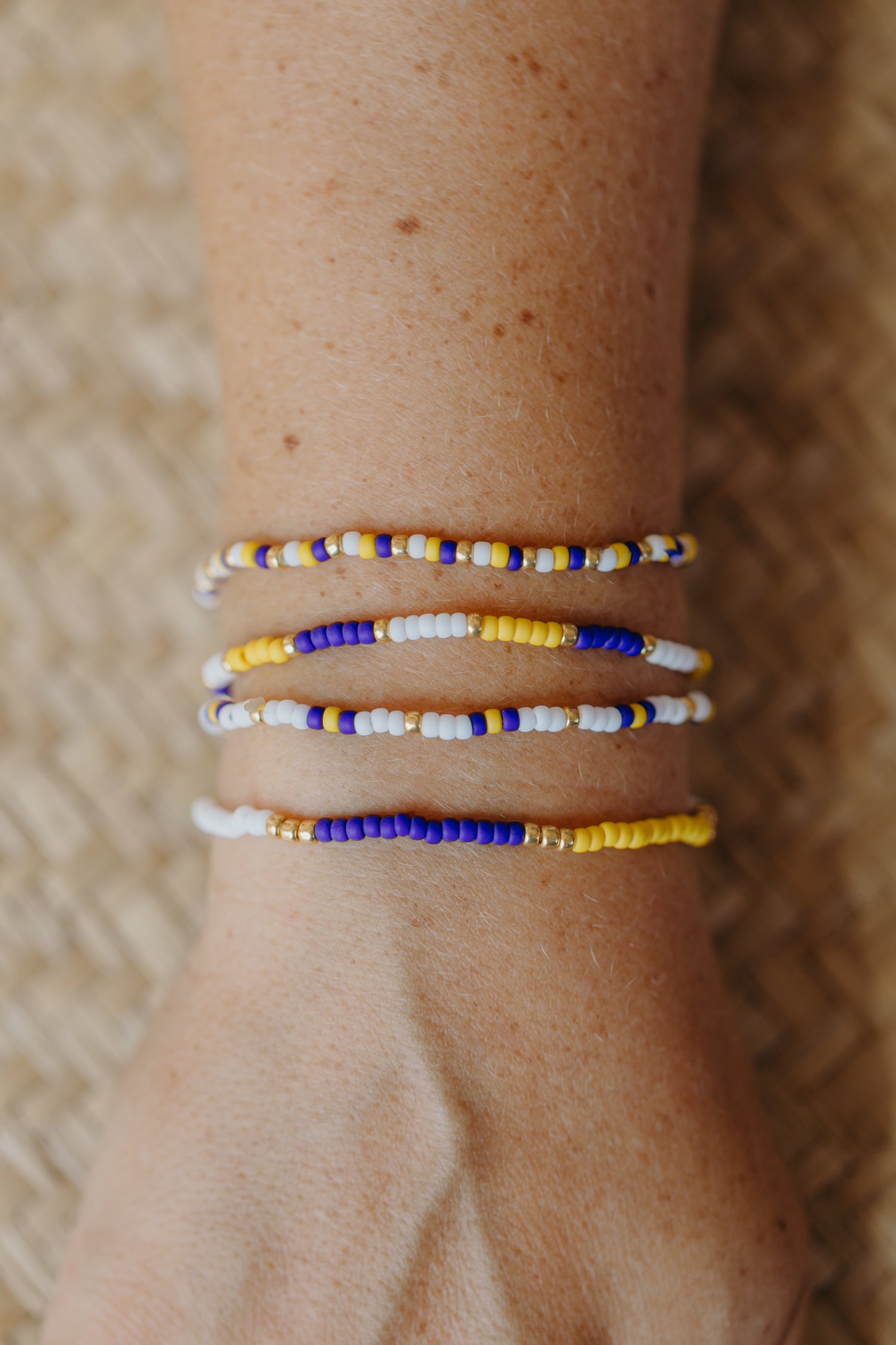 STOCKHOLM - buntes Glasperlenarmband 001