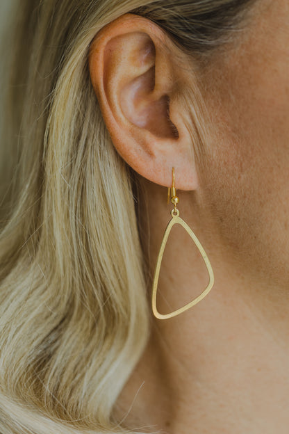 brass earrings drops