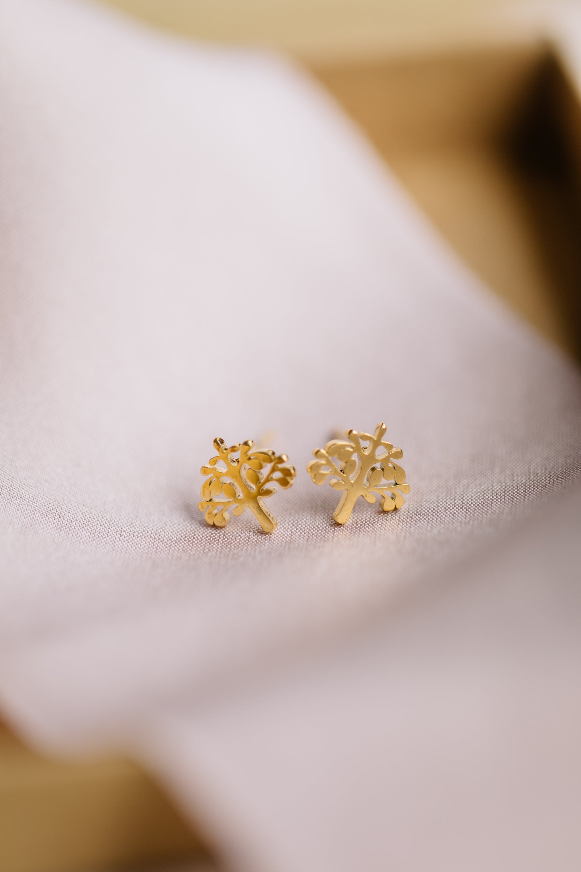 small tree earrings