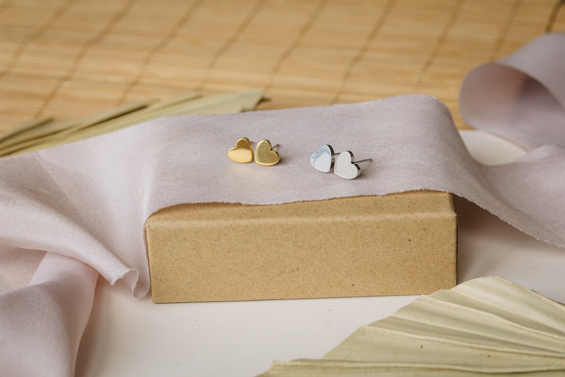 heart earrings