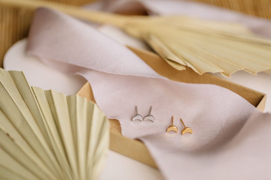 moon earrings