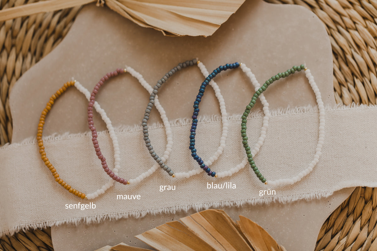 buntes Glasperlenarmband