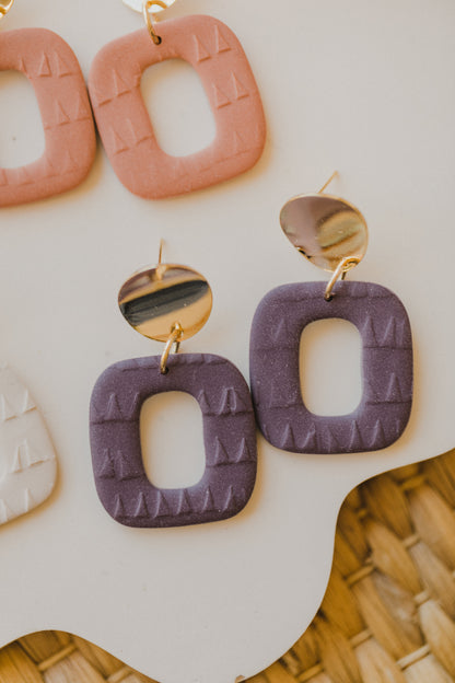 MARJA - small drop earrings gold