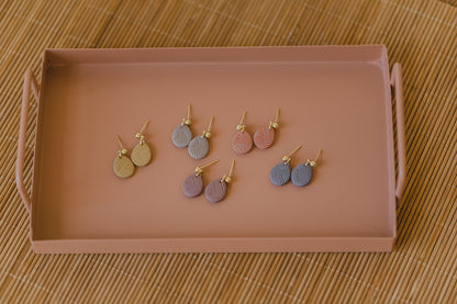 NOMI - small drop earrings in bright colors