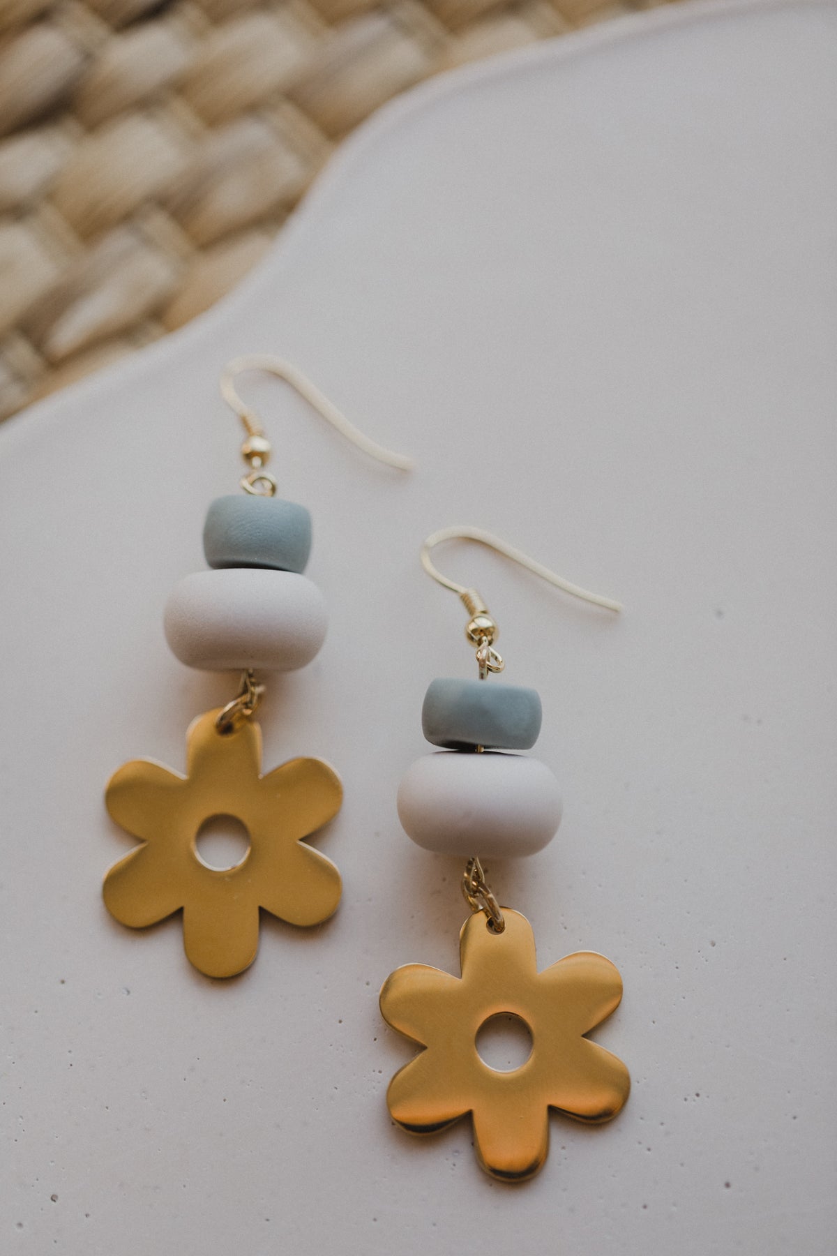 JUNA - Blumen Ohrringe aus Polymer Ton