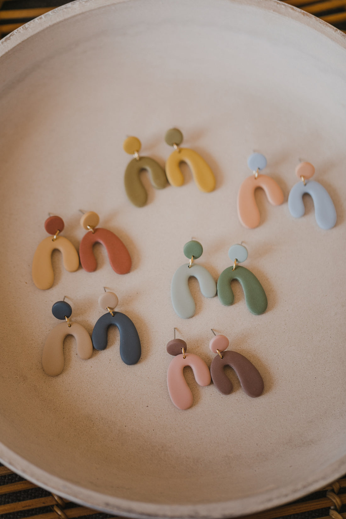 MARJA - small drop earrings gold