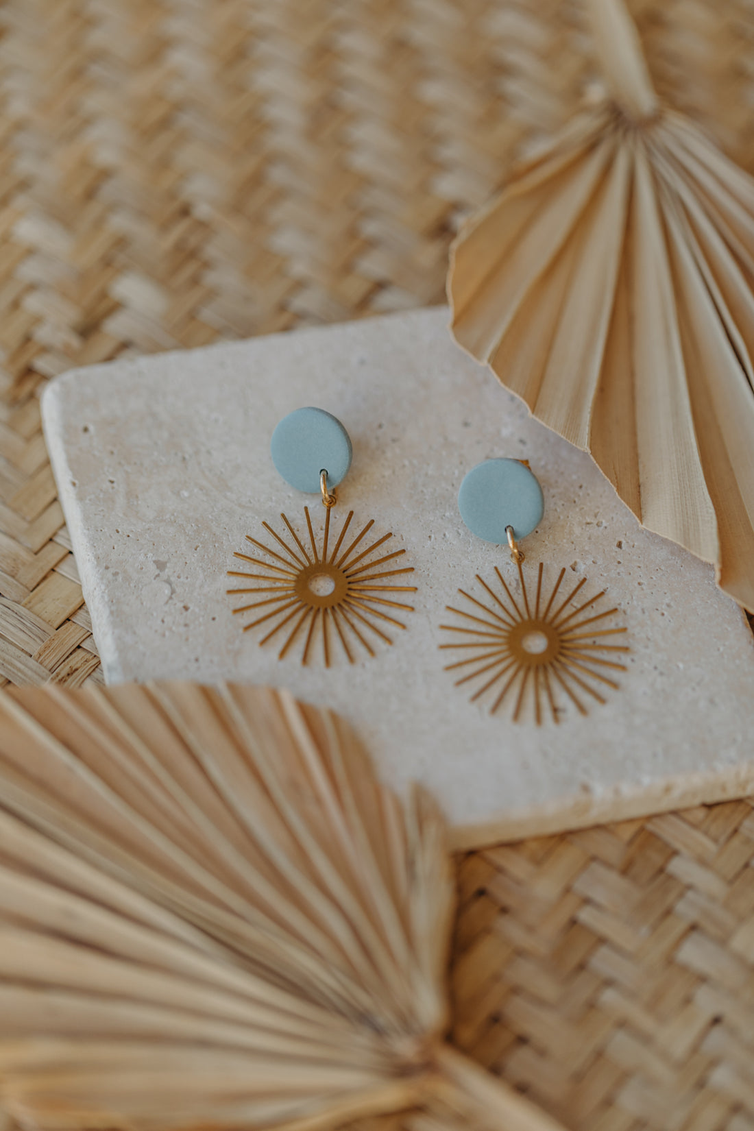 fringe earrings made of brass