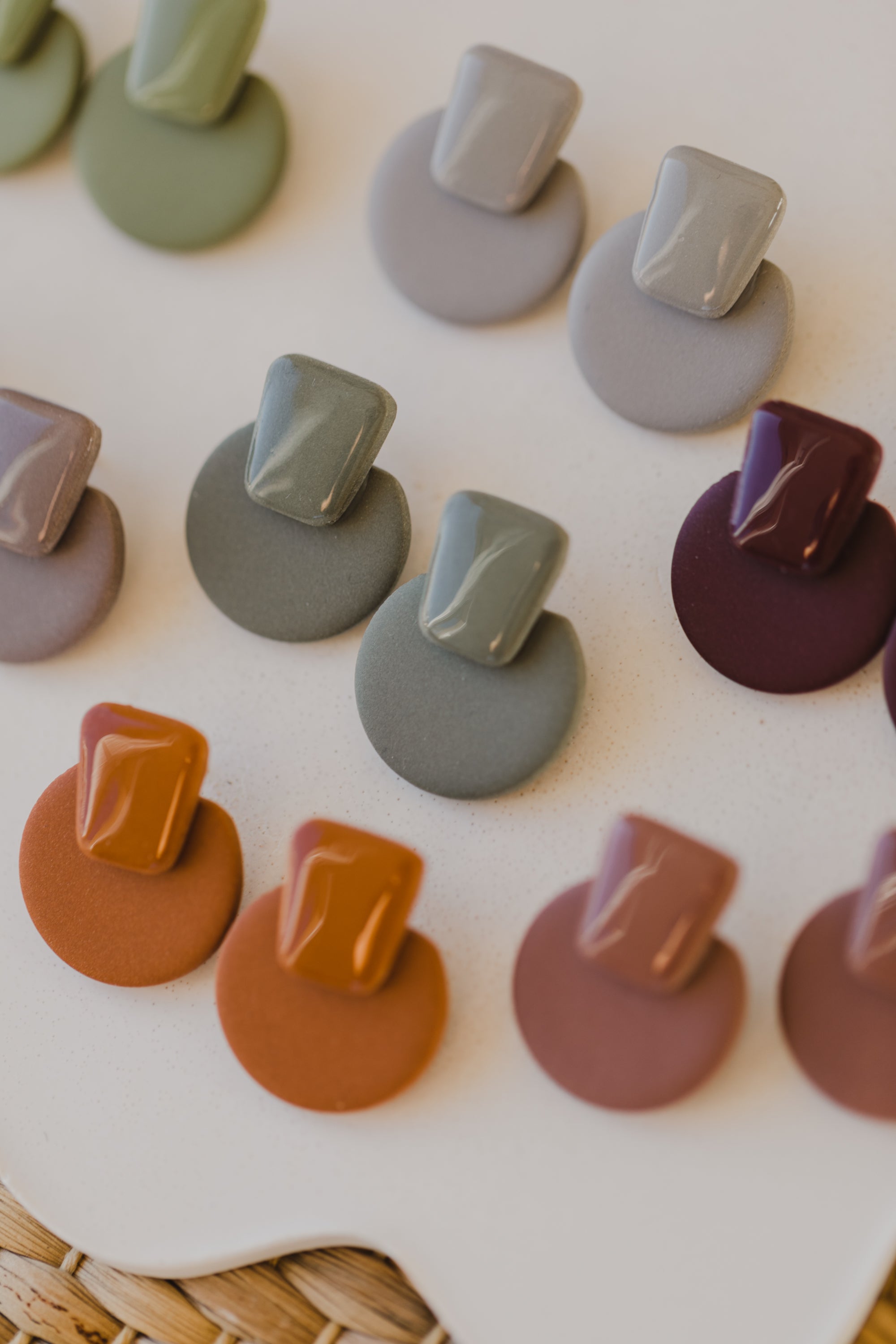 ARTEMIS - Statement Ohrstecker aus  Polymer Ton