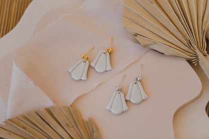 TULIP -  glänzende Tulpen Ohrringe aus Polymer Ton