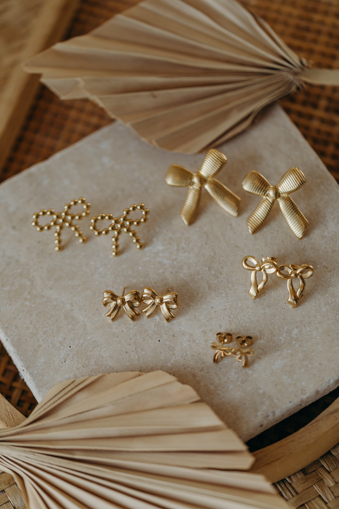 Bow Knot – lange Schleifen Ohrstecker