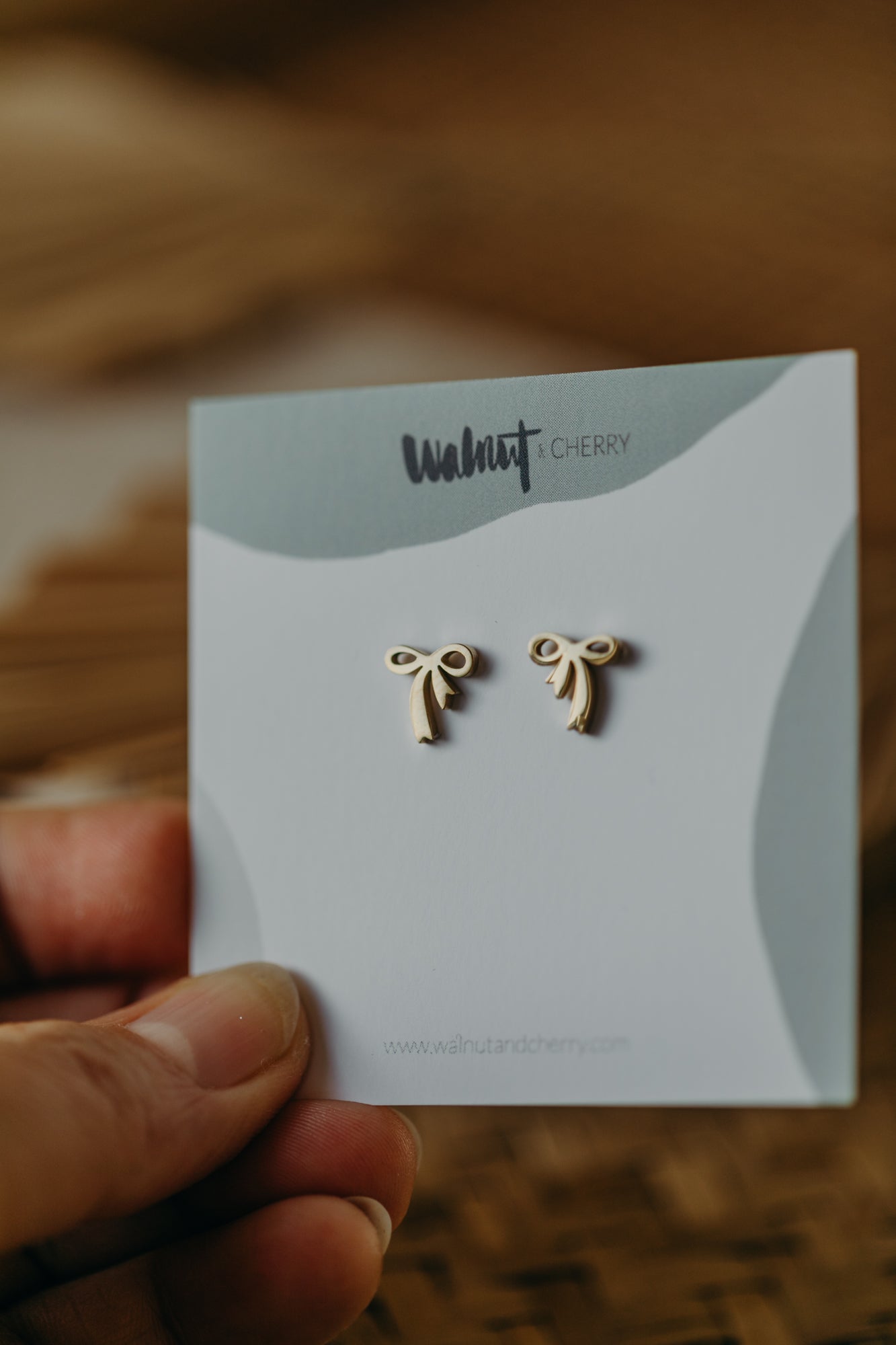 Kleine Bow Knot Ohrstecker