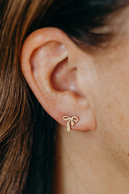 Kleine Bow Knot Ohrstecker