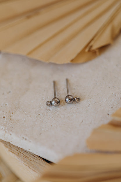 Kugelohrstecker aus Edelstahl (2 Stück)