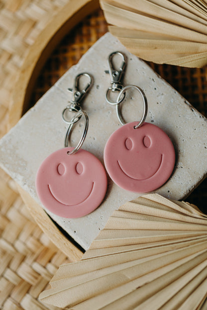 SMILEY Schlüsselanhänger French Pink