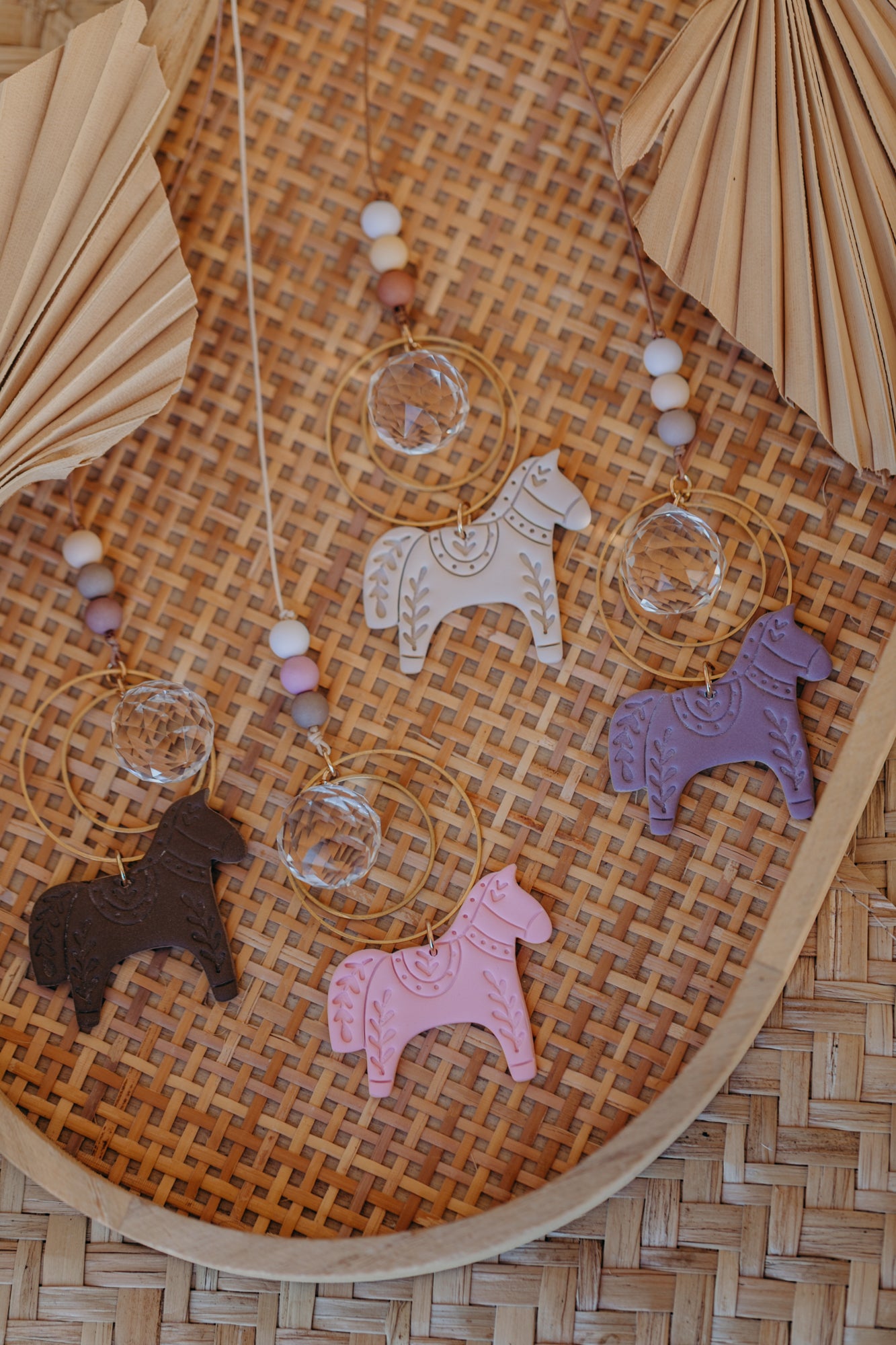 Sonnenfänger mit kleinem Pferd