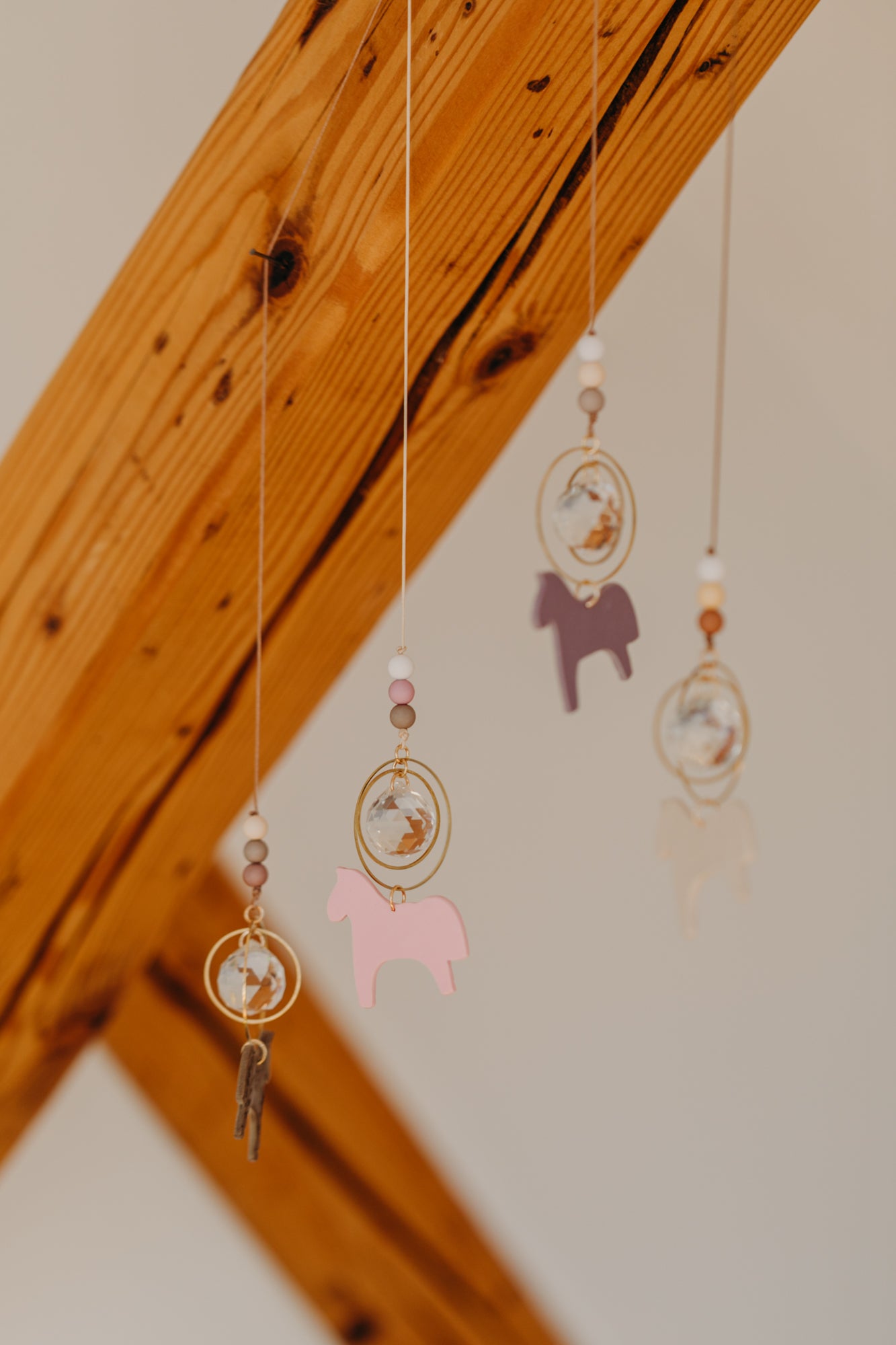 Sonnenfänger mit kleinem Pferd