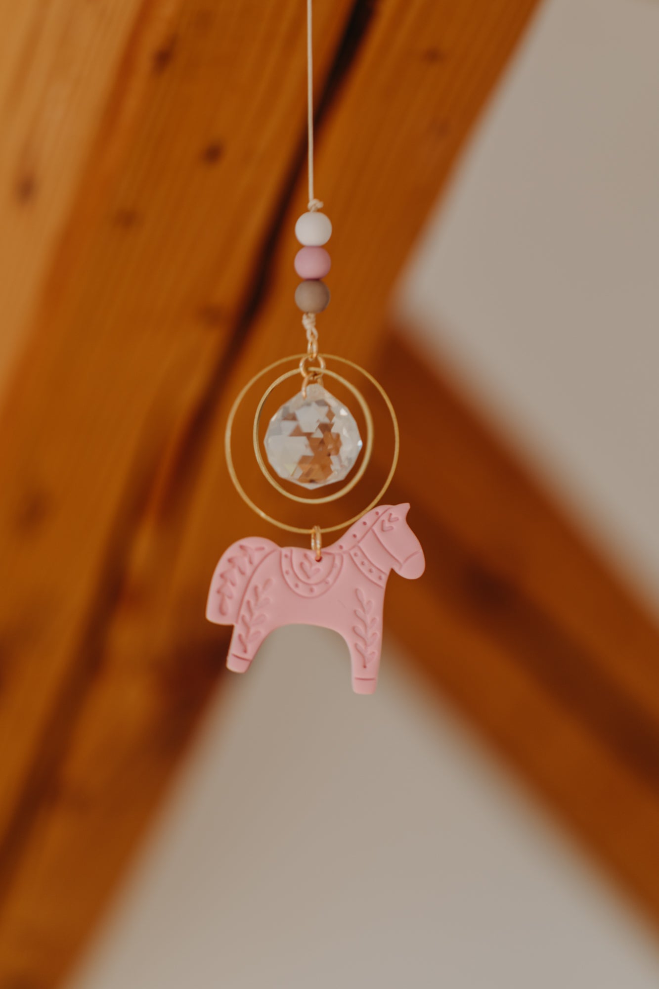 Sonnenfänger mit kleinem Pferd