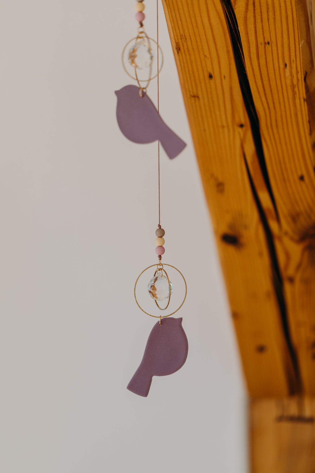 Sonnenfänger lila Vogel